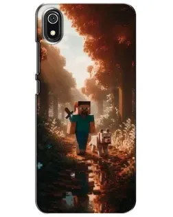 Чохол для Xiaomi Redmi 7A з картинкою «Стів у лісі» Чохол для Xiaomi Redmi 7A з картинкою «Стів у лісі»