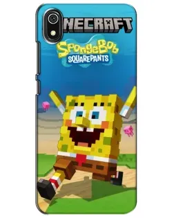 Чохол для Xiaomi Redmi 7A з картинкою «Губка Боб Minecraft» Чохол для Xiaomi Redmi 7A з картинкою «Губка Боб Minecraft»