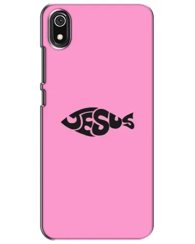 Чехол для Xiaomi Redmi 7A с картинкой «Розовый символ Jesus» Чехол для Xiaomi Redmi 7A с картинкой «Розовый символ Jesus»