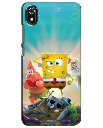 Чехол для Xiaomi Redmi 7A с картинкой «Спанч Боб победитель»