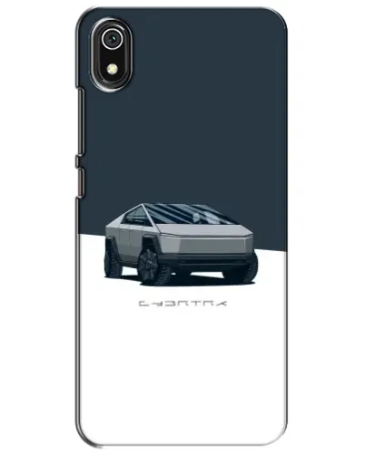 Чехол для Xiaomi Redmi 7A с картинкой «Серебристый Cybertruck Tesla» Чехол для Xiaomi Redmi 7A с картинкой «Серебристый Cybertruck Tesla»