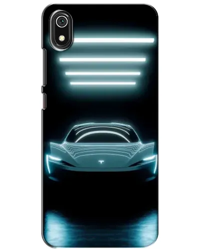 Чехол для Xiaomi Redmi 7A с картинкой «Tesla в неоне» Чехол для Xiaomi Redmi 7A с картинкой «Tesla в неоне»