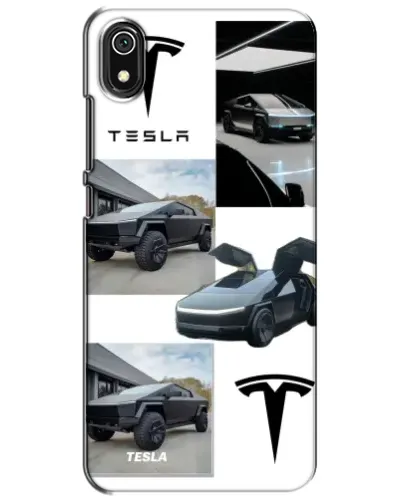 Чехол для Xiaomi Redmi 7A с картинкой «Коллаж Cybertruck Tesla» Чехол для Xiaomi Redmi 7A с картинкой «Коллаж Cybertruck Tesla»