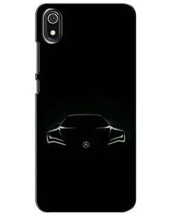 Чехол для Xiaomi Redmi 7A с картинкой «Mercedes — силуэт авто»