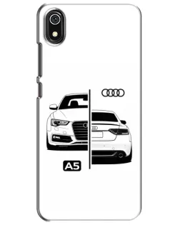 Чохол для Xiaomi Redmi 7A з картинкою «Audi — контрастний дизайн»