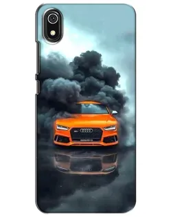 Чохол для Xiaomi Redmi 7A з картинкою «Audi у хмарах диму»