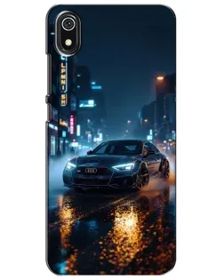 Чохол для Xiaomi Redmi 7A з картинкою «Нічне місто та Audi»