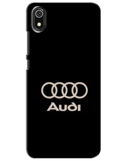 Чохол для Xiaomi Redmi 7A з картинкою «Audi — золотий логотип»
