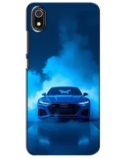 Чохол для Xiaomi Redmi 7A з картинкою «Audi — блакитна енергія»