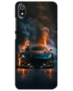Чехол для Xiaomi Redmi 7A с картинкой «Lamborghini дымная эстетика»