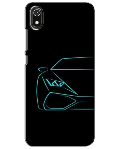 Чехол для Xiaomi Redmi 7A с картинкой «Голубой силуэт Lamborghini» Чехол для Xiaomi Redmi 7A с картинкой «Голубой силуэт Lamborghini»