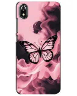 Чохол для Xiaomi Redmi 7A з картинкою «Метелик у диму»
