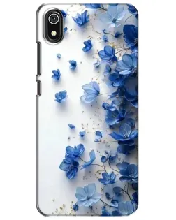 Чохол для Xiaomi Redmi 7A з картинкою «Блакитний квітковий каскад»