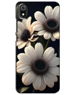 Чохол для Xiaomi Redmi 7A з картинкою «Білі маргаритки макро»