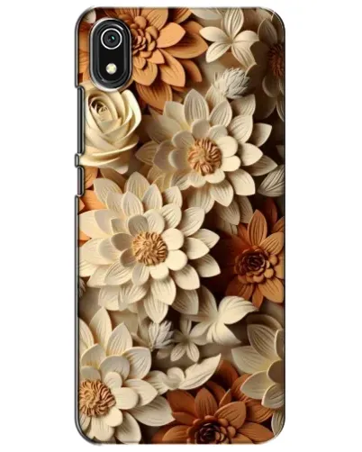 Чохол для Xiaomi Redmi 7A з картинкою «Бежевий флористичний декор» Чохол для Xiaomi Redmi 7A з картинкою «Бежевий флористичний декор»
