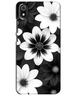 Чохол для Xiaomi Redmi 7A з картинкою «Монохромні айстри»