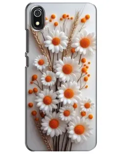 Чохол для Xiaomi Redmi 7A з картинкою «Білі сухоцвіти»