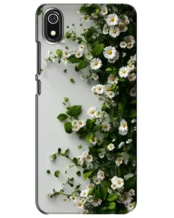 Чохол для Xiaomi Redmi 7A з картинкою «Гілка дрібних білих квітів»