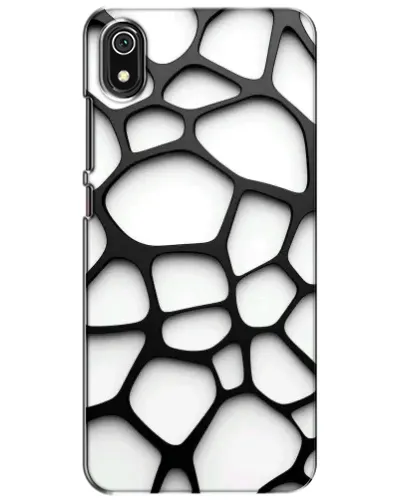 Чехол для Xiaomi Redmi 7A с картинкой «Белая объемная сетка» Чехол для Xiaomi Redmi 7A с картинкой «Белая объемная сетка»