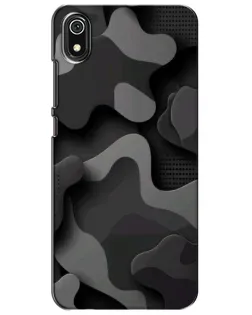 Чохол для Xiaomi Redmi 7A з картинкою «Темний абстрактний камуфляж»