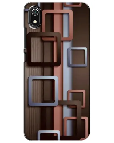 Чехол для Xiaomi Redmi 7A с картинкой «Коричневые объемные квадраты» Чехол для Xiaomi Redmi 7A с картинкой «Коричневые объемные квадраты»