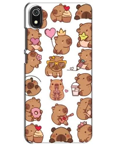 Чехол для Xiaomi Redmi 7A с картинкой «Стикерпак с капибарами» Чехол для Xiaomi Redmi 7A с картинкой «Стикерпак с капибарами»
