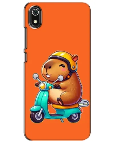 Чехол для Xiaomi Redmi 7A с картинкой «Капибара на скутере» Чехол для Xiaomi Redmi 7A с картинкой «Капибара на скутере»
