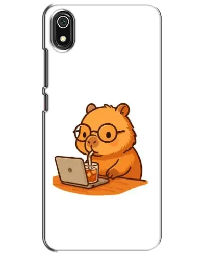 Чехол для Xiaomi Redmi 7A с картинкой «Капибара с ноутбуком» Чехол для Xiaomi Redmi 7A с картинкой «Капибара с ноутбуком»