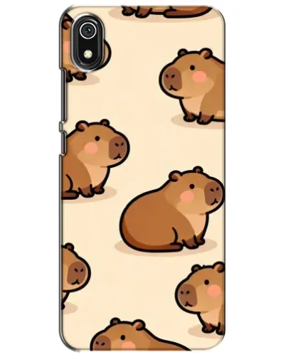 Чехол для Xiaomi Redmi 7A с картинкой «Паттерн милых капибар» Чехол для Xiaomi Redmi 7A с картинкой «Паттерн милых капибар»