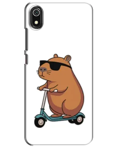 Чехол для Xiaomi Redmi 7A с картинкой «Капибара на самокате» Чехол для Xiaomi Redmi 7A с картинкой «Капибара на самокате»