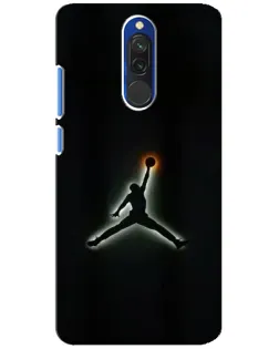 Чохол для Xiaomi Redmi 8 з картинкою «Jordan Gradient Logo»