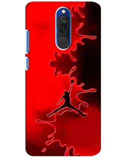 Чехол для Xiaomi Redmi 8 с картинкой «Jordan Red Smoke»