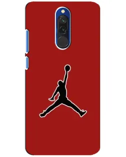 Чехол для Xiaomi Redmi 8 с картинкой «Jordan Red Back»