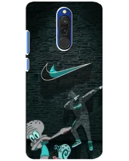 Чохол для Xiaomi Redmi 8 з картинкою «Спортивний арт Nike»