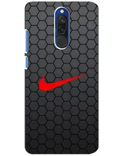 Чохол для Xiaomi Redmi 8 з картинкою «Nike — карбонова сітка»