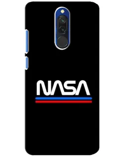 Чохол для Xiaomi Redmi 8 з картинкою «NASA — класика Red Blue»