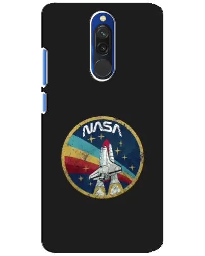 Чехол для Xiaomi Redmi 8 с картинкой «NASA — эмблема миссии»