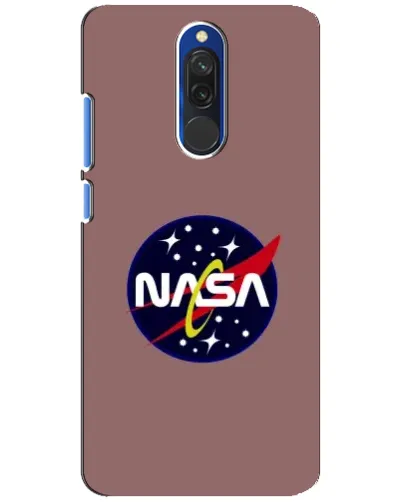 Чехол для Xiaomi Redmi 8 с картинкой «NASA — ретро космос»