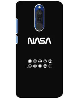 Чехол для Xiaomi Redmi 8 с картинкой «NASA — технический принт» Чехол для Xiaomi Redmi 8 с картинкой «NASA — технический принт»