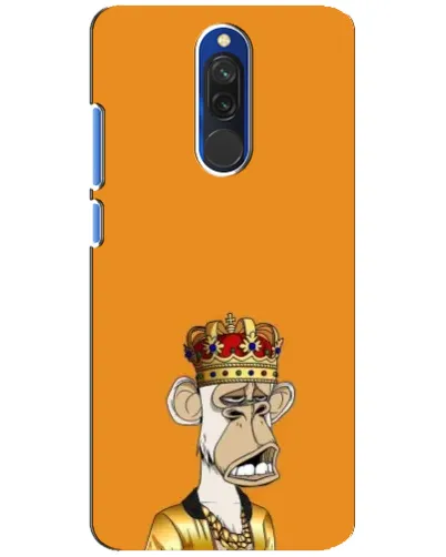 Чехол для Xiaomi Redmi 8 с картинкой «Золотая обезьяна Bored Ape»