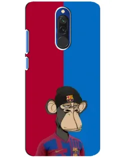 Чехол для Xiaomi Redmi 8 с картинкой «Bored Ape — фанат Барсы» Чехол для Xiaomi Redmi 8 с картинкой «Bored Ape — фанат Барсы»