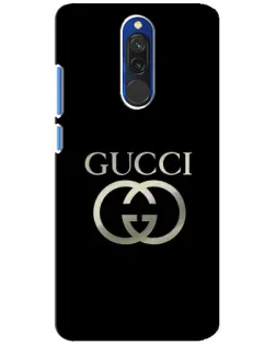Чохол для Xiaomi Redmi 8 з картинкою «Gucci — золото на чорному» Чохол для Xiaomi Redmi 8 з картинкою «Gucci — золото на чорному»