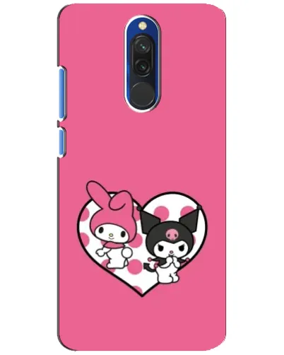 Чохол для Xiaomi Redmi 8 з картинкою «Kuromi та My Melody» Чохол для Xiaomi Redmi 8 з картинкою «Kuromi та My Melody»
