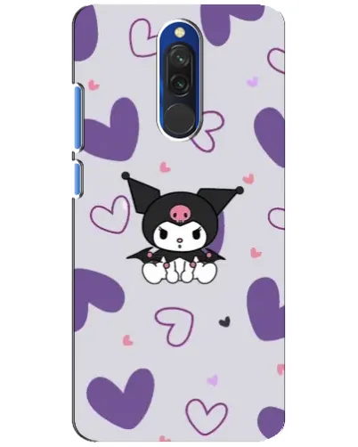 Чохол для Xiaomi Redmi 8 з картинкою «Kuromi та лавандові серця» Чохол для Xiaomi Redmi 8 з картинкою «Kuromi та лавандові серця»