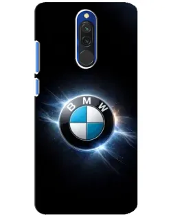 Чехол для Xiaomi Redmi 8 с картинкой «BMW — неоновое сияние» Чехол для Xiaomi Redmi 8 с картинкой «BMW — неоновое сияние»