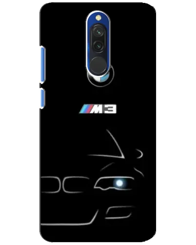 Чехол для Xiaomi Redmi 8 с картинкой «Минималистичный принт BMW M3» Чехол для Xiaomi Redmi 8 с картинкой «Минималистичный принт BMW M3»