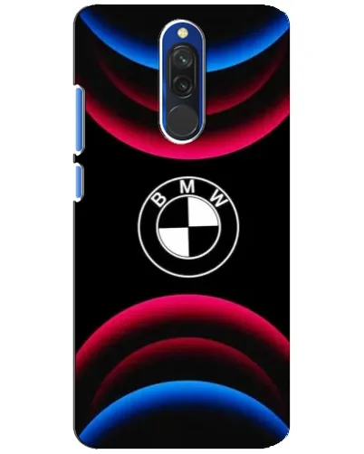 Чехол для Xiaomi Redmi 8 с картинкой «Логотип BMW и неоновые дуги» Чехол для Xiaomi Redmi 8 с картинкой «Логотип BMW и неоновые дуги»