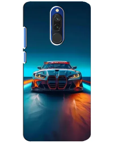 Чехол для Xiaomi Redmi 8 с картинкой «BMW — огни неона» Чехол для Xiaomi Redmi 8 с картинкой «BMW — огни неона»