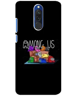 Чохол для Xiaomi Redmi 8 з картинкою «Логотип Among Us»