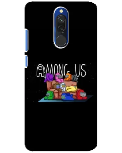 Чохол для Xiaomi Redmi 8 з картинкою «Логотип Among Us» Чохол для Xiaomi Redmi 8 з картинкою «Логотип Among Us»